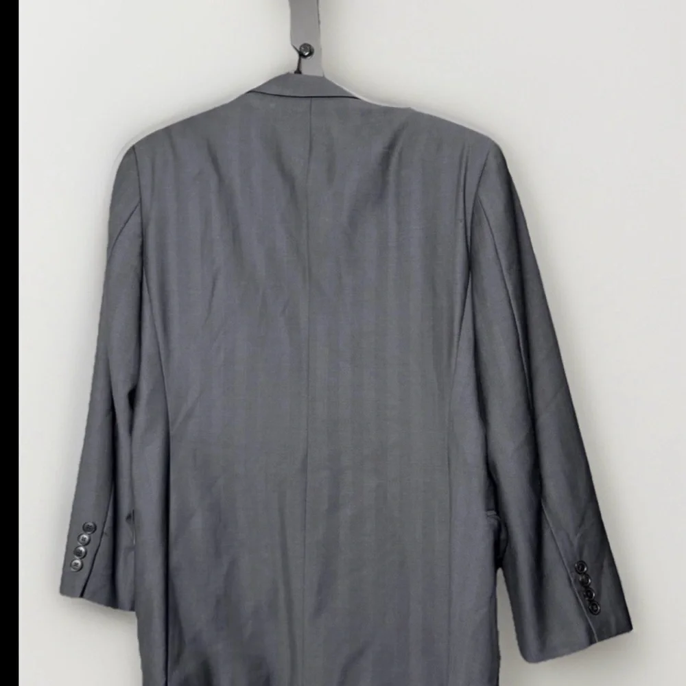 Hugo Boss Gray Herringbone Wool Blazer 38R Tailored by Nordstrom
